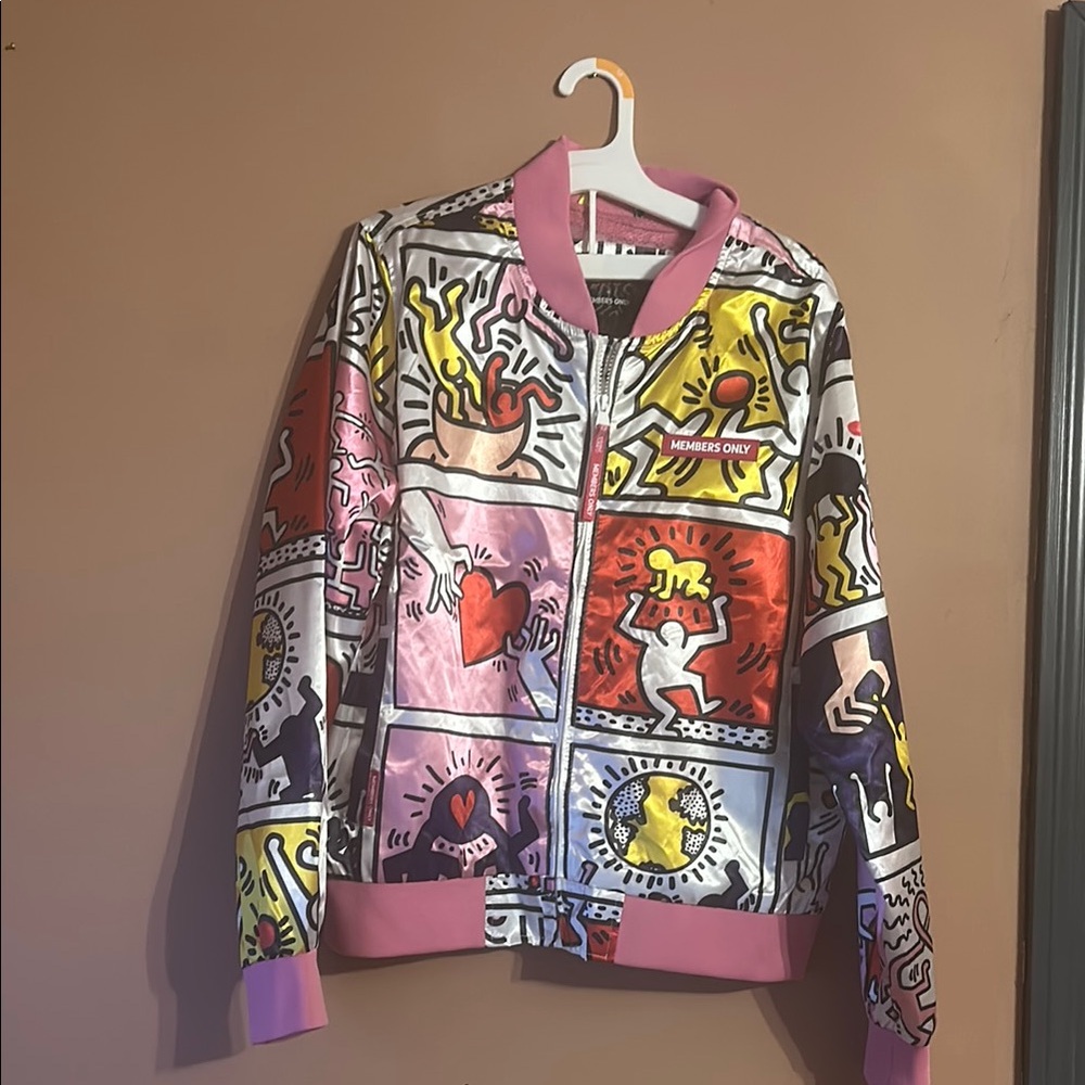 Members Only Graphic Art Jacket - Multicolor